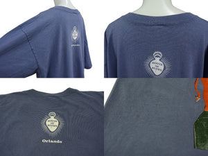 VINTAGE Vintage 90s HOUSE OF BLUES House of Blues Short Sleeve T-shirt Cotton Purple Size XL Good Condition Used 4c075828