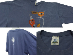 VINTAGE Vintage 90s HOUSE OF BLUES House of Blues Short Sleeve T-shirt Cotton Purple Size XL Good Condition Used 4c075828