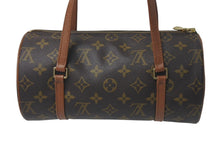 Load image into Gallery viewer, LOUIS VUITTON ルイヴィトン パピヨンPM 26 筒形 ハンドバック ブラウン モノグラム M51386 美品 中古 4c075859