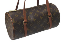 Load image into Gallery viewer, LOUIS VUITTON ルイヴィトン パピヨンPM 26 筒形 ハンドバック ブラウン モノグラム M51386 美品 中古 4c075859