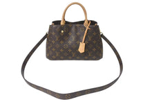 Load image into Gallery viewer, 極美品 LOUIS VUITTON ルイヴィトン モンテーニュBB モノグラム ハンドバッグ M41055 CA2114 ブラウン 中古 4c075860
