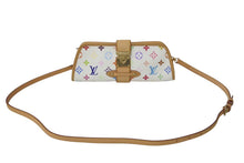 画像をギャラリービューアに読み込む, 極美品 LOUIS VUITTON ルイヴィトン バッグ シャーリー 村上隆 モノグラムマルチカラー ホワイト M40049 ゴールド金具 中古 4c075863