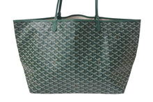 Load image into Gallery viewer, 新品同様 GOYARD ゴヤール SAINT LOUIS GM サンルイGM トートバッグ PVCコーティングキャンバス グリーン 中古 4c075865