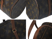 Load image into Gallery viewer, LOUIS VUITTON ルイヴィトン ハンドバック パピヨン30 GM 筒型 モノグラム M51365 ゴールド金具 ブラウン 美品 中古 4c075875