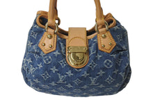 Load image into Gallery viewer, 極美品 LOUIS VUITTON ルイヴィトン モノグラムデニム プリ―ティ ハンドバッグ ブルー ゴールド金具 M95020 中古 4c075878