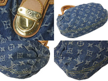 Load image into Gallery viewer, 極美品 LOUIS VUITTON ルイヴィトン モノグラムデニム プリ―ティ ハンドバッグ ブルー ゴールド金具 M95020 中古 4c075878