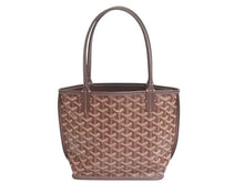 Load image into Gallery viewer, 極美品 GOYARD ゴヤール アンジュミニポーチ ハンドバッグ ANJOUSMINCG33TY33P バーガンディ レザー PVC 中古 4c075881