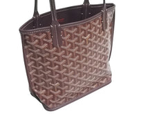 Load image into Gallery viewer, 極美品 GOYARD ゴヤール アンジュミニポーチ ハンドバッグ ANJOUSMINCG33TY33P バーガンディ レザー PVC 中古 4c075881