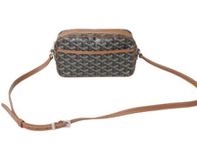 Load image into Gallery viewer, 極美品 GOYARD ゴヤール カップヴェールPM ショルダーバッグ ブラウン PVC レザー シルバー金具 中古 4c075882
