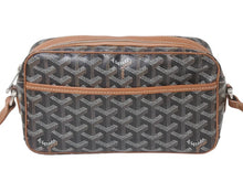 Load image into Gallery viewer, 極美品 GOYARD ゴヤール カップヴェールPM ショルダーバッグ ブラウン PVC レザー シルバー金具 中古 4c075882
