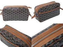 Load image into Gallery viewer, 極美品 GOYARD ゴヤール カップヴェールPM ショルダーバッグ ブラウン PVC レザー シルバー金具 中古 4c075882