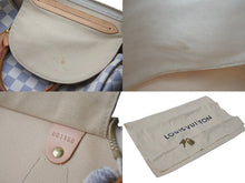 Load image into Gallery viewer, LOUIS VUITTON ルイヴィトン スピーディ30 ダミエ アズール N41533 ホワイト ベージュ 美品 中古 4c075885
