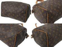 Load image into Gallery viewer, LOUIS VUITTON ルイヴィトン スピーディ25 ハンドバッグ M41528 モノグラム PVC レザー ゴールド金具 ブラウン 美品 中古 4c075893