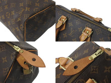 Load image into Gallery viewer, LOUIS VUITTON ルイヴィトン スピーディ25 ハンドバッグ M41528 モノグラム PVC レザー ゴールド金具 ブラウン 美品 中古 4c075893