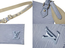 画像をギャラリービューアに読み込む, 極美品 LOUIS VUITTON ルイヴィトン プティットサックプラ 2WAYバッグ M81069 エピレザー ブルーエ シルバー金具 中古 4c075895