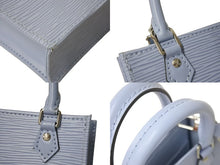 画像をギャラリービューアに読み込む, 極美品 LOUIS VUITTON ルイヴィトン プティットサックプラ 2WAYバッグ M81069 エピレザー ブルーエ シルバー金具 中古 4c075895