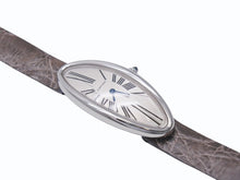 画像をギャラリービューアに読み込む, 極美品 Cartier カルティエ ベニュワールアロンジェ W1532336 腕時計 K18 ホワイトゴールド レザー 中古 4c075898