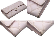 Load image into Gallery viewer, CHANEL シャネル マトラッセ 長財布 キャビアスキン ピンク 31番台 ゴールド金具 良品 中古 4c075905