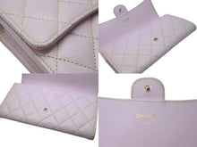 Load image into Gallery viewer, CHANEL シャネル マトラッセ 長財布 キャビアスキン ピンク 31番台 ゴールド金具 良品 中古 4c075905