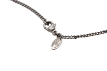 画像をギャラリービューアに読み込む, CHANEL シャネル ココマーク ネックレス 重量約7.0g 09C刻印 ハート シルバー クリア ラインストーン メタル 良品 中古 4c075928