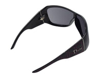 Load image into Gallery viewer, Christian Dior クリスチャンディオール サングラス cannage 1 atm8 ヴィンテージ 一枚レンズ ブラック ピンク 美品 中古 4c075941