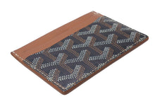 Load image into Gallery viewer, 極美品 GOYARD ゴヤール サンシュルピス カードケース キャンバス レザー ブラウン 中古 4c073441