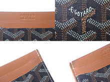 Load image into Gallery viewer, 極美品 GOYARD ゴヤール サンシュルピス カードケース キャンバス レザー ブラウン 中古 4c073441