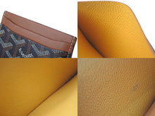 Load image into Gallery viewer, 極美品 GOYARD ゴヤール サンシュルピス カードケース キャンバス レザー ブラウン 中古 4c073441