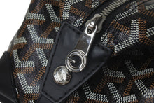 画像をギャラリービューアに読み込む, GOYARD ゴヤール ボウリング25 トイレタリーバッグ クラッチバッグ BOWLIN025TY01CL01P ブラック PVC レザー 美品 中古 4c075956