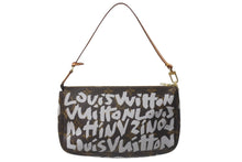 画像をギャラリービューアに読み込む, 極美品 LOUIS VUITTON ルイヴィトン ポシェット アクセソワール アクセサーポーチ M92192 モノグラム グラフィティ ホワイト 中古 4c075961