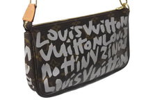 画像をギャラリービューアに読み込む, 極美品 LOUIS VUITTON ルイヴィトン ポシェット アクセソワール アクセサーポーチ M92192 モノグラム グラフィティ ホワイト 中古 4c075961