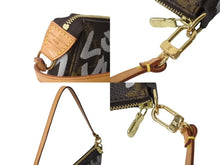画像をギャラリービューアに読み込む, 極美品 LOUIS VUITTON ルイヴィトン ポシェット アクセソワール アクセサーポーチ M92192 モノグラム グラフィティ ホワイト 中古 4c075961