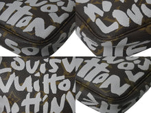 画像をギャラリービューアに読み込む, 極美品 LOUIS VUITTON ルイヴィトン ポシェット アクセソワール アクセサーポーチ M92192 モノグラム グラフィティ ホワイト 中古 4c075961