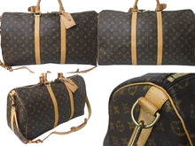 Load image into Gallery viewer, 極美品 LOUIS VUITTON ルイヴィトン キーポル バンドリエール50 ボストンバッグ M41416 モノグラム PVC レザー 中古 4c075962