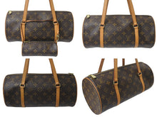 Load image into Gallery viewer, LOUIS VUITTON ルイヴィトン パピヨン30 ハンドバッグ ポーチ M51385 筒型 モノグラムキャンバス ブラウン 美品 中古 4c075973