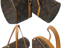 Load image into Gallery viewer, LOUIS VUITTON ルイヴィトン パピヨン30 ハンドバッグ ポーチ M51385 筒型 モノグラムキャンバス ブラウン 美品 中古 4c075973