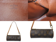 Load image into Gallery viewer, LOUIS VUITTON ルイヴィトン パピヨン30 ハンドバッグ ポーチ M51385 筒型 モノグラムキャンバス ブラウン 美品 中古 4c075973