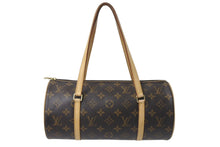 Load image into Gallery viewer, LOUIS VUITTON ルイヴィトン モノグラム パピヨン30 ハンドバッグ 旧型 筒型 ロゴ 鞄 カバン M51365 美品 中古 4c075987