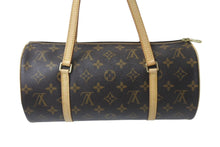 Load image into Gallery viewer, LOUIS VUITTON ルイヴィトン モノグラム パピヨン30 ハンドバッグ 旧型 筒型 ロゴ 鞄 カバン M51365 美品 中古 4c075987