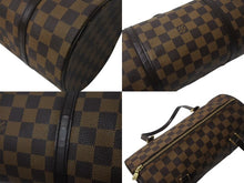 Load image into Gallery viewer, 極美品 LOUIS VUITTON ルイヴィトン ハンドバッグ パピヨン30 ダミエキャンバス N51303 ブラウン ゴールド金具 中古 4c075991