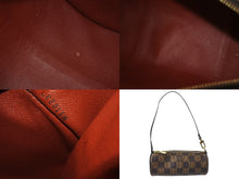 Load image into Gallery viewer, 極美品 LOUIS VUITTON ルイヴィトン ハンドバッグ パピヨン30 ダミエキャンバス N51303 ブラウン ゴールド金具 中古 4c075991