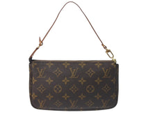画像をギャラリービューアに読み込む, 極美品 LOUIS VUITTON ルイヴィトン アクセサリーポーチ ポシェットアクセソワール M51980 モノグラム ブラウン スト付き 中古 4c075993