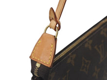 画像をギャラリービューアに読み込む, 極美品 LOUIS VUITTON ルイヴィトン アクセサリーポーチ ポシェットアクセソワール M51980 モノグラム ブラウン スト付き 中古 4c075993