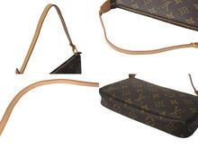 画像をギャラリービューアに読み込む, 極美品 LOUIS VUITTON ルイヴィトン アクセサリーポーチ ポシェットアクセソワール M51980 モノグラム ブラウン スト付き 中古 4c075993
