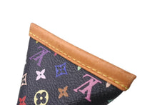 Load image into Gallery viewer, LOUIS VUITTON ルイヴィトン コインケース キーホルダー キーチャーム M58020 ブラック マルチカラー PVC レザー ゴールド金具 美品 中古 4c075996
