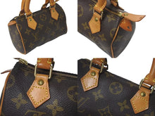 Load image into Gallery viewer, LOUIS VUITTON ルイヴィトン ミニスピーディ ハンドバッグ モノグラム M41534 PVC ブラウン ゴールド金具 美品 中古 4c076000