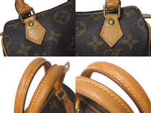 Load image into Gallery viewer, LOUIS VUITTON ルイヴィトン ミニスピーディ ハンドバッグ モノグラム M41534 PVC ブラウン ゴールド金具 美品 中古 4c076000
