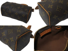 Load image into Gallery viewer, LOUIS VUITTON ルイヴィトン ミニスピーディ ハンドバッグ モノグラム M41534 PVC ブラウン ゴールド金具 美品 中古 4c076000