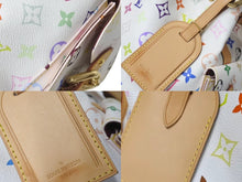 画像をギャラリービューアに読み込む, 極美品 LOUIS VUITTON ルイヴィトン プチ ノエ ショルダーバッグ M42229 モノグラム マルチカラー PVC ヌメ革 ホワイト 中古 4c076006