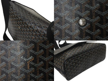 画像をギャラリービューアに読み込む, GOYARD ゴヤール カペシアン MM メッセンジャー ショルダーバッグ ゴヤールディンキャンバス シュヴロッシュカーフスキン ブラック 美品 中古 4c076007